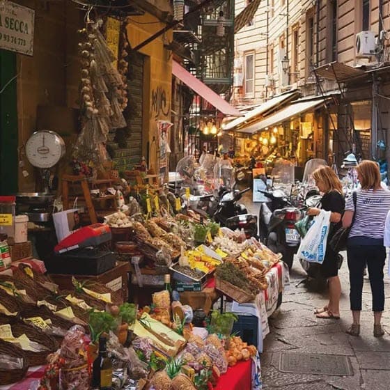 Рынки Капо и Балларо в Палермо