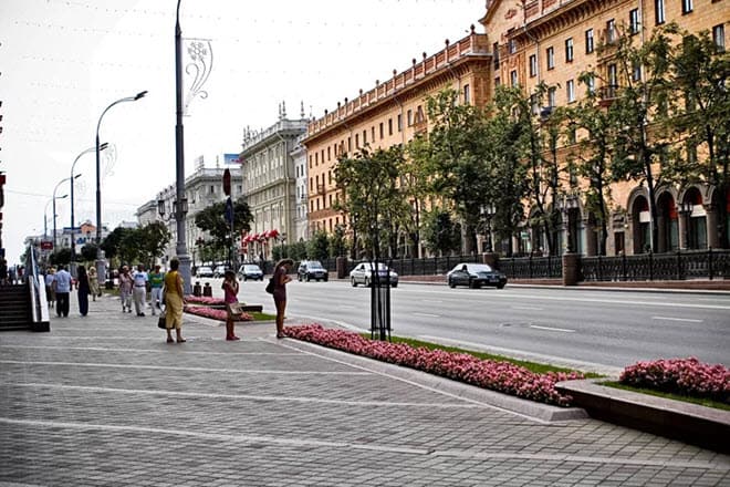 Улицы Минска как в СССР